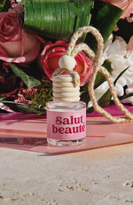 Diffuseur de parfum pour voiture Saint-Valentin - Senteur Framboise "Salut beauté"