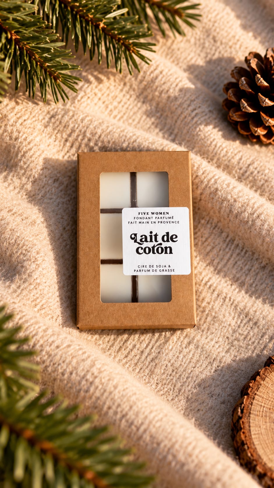 Fondants parfumés Lait de coton 