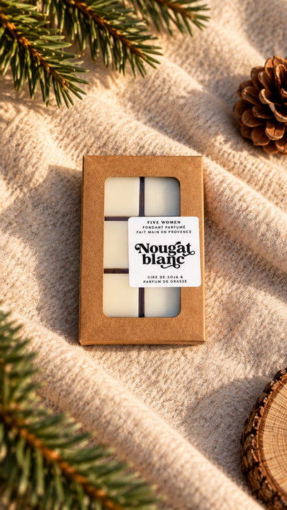 Fondants parfumés Nougat blanc 