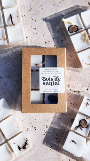 Fondants parfumés - senteur Bois de santal 