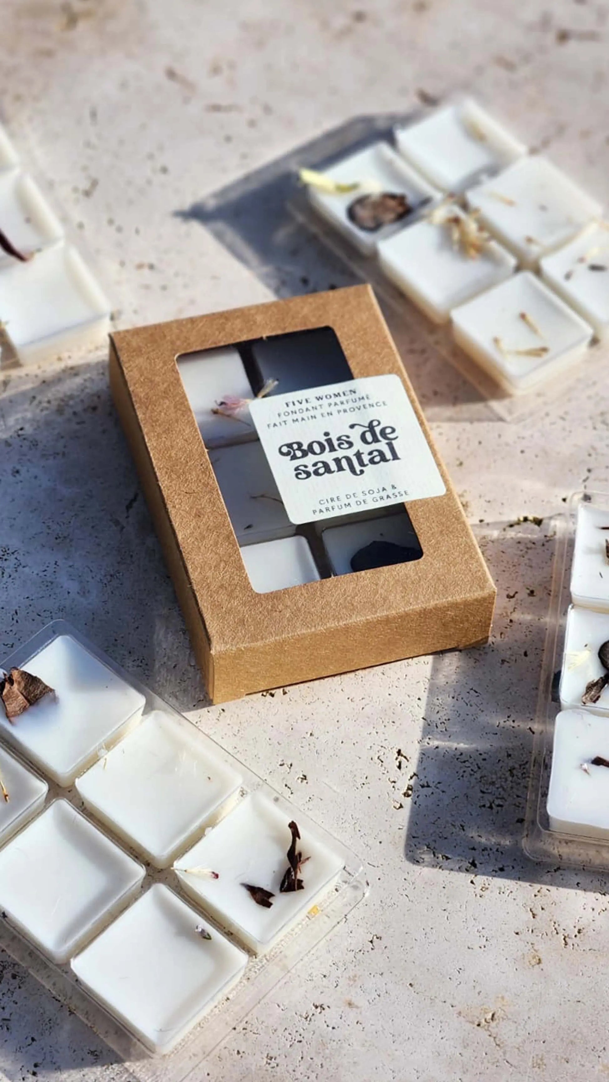 Fondants parfumés - senteur Bois de santal 