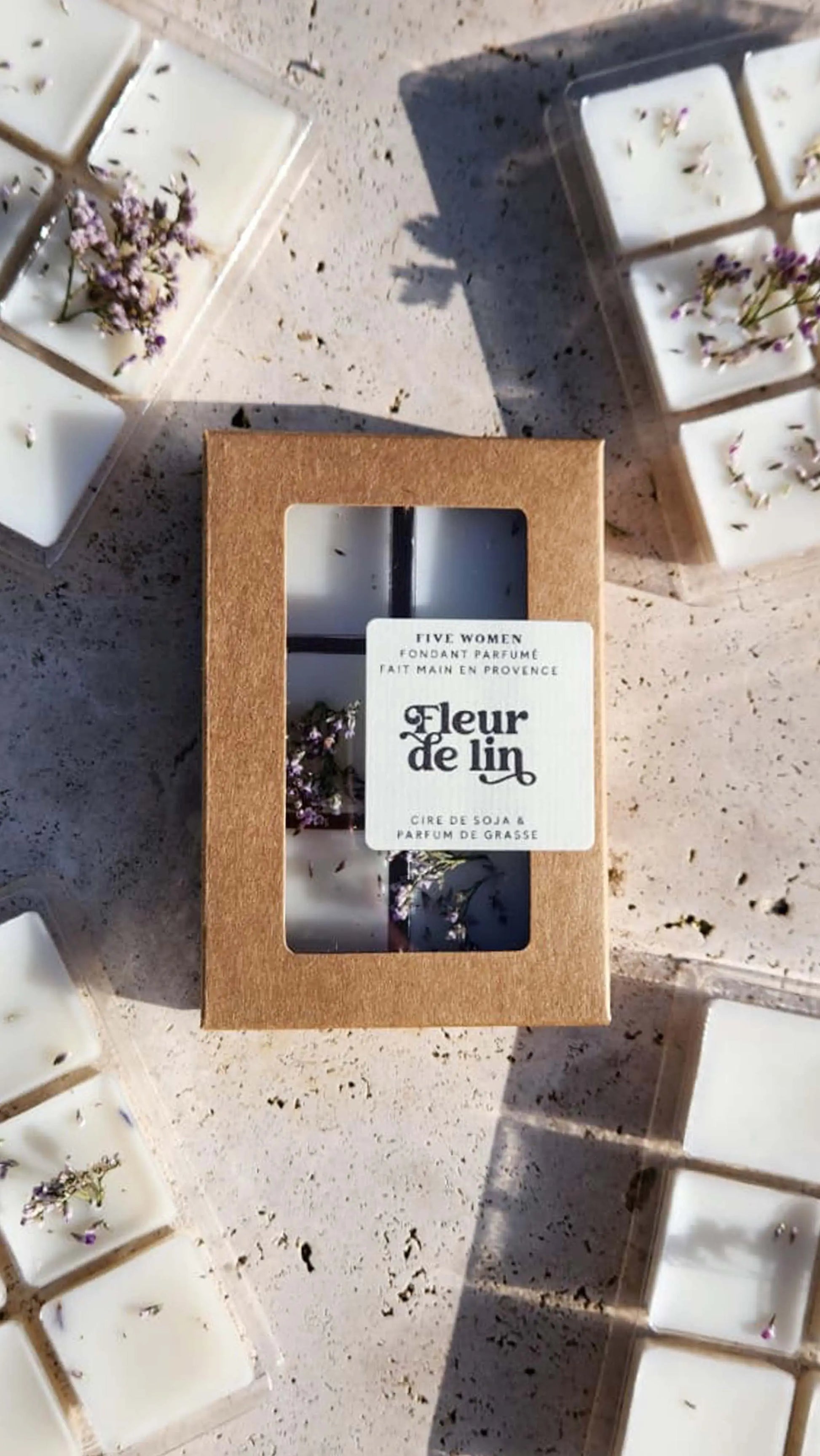 Fondants parfumés - senteur Fleur de lin 