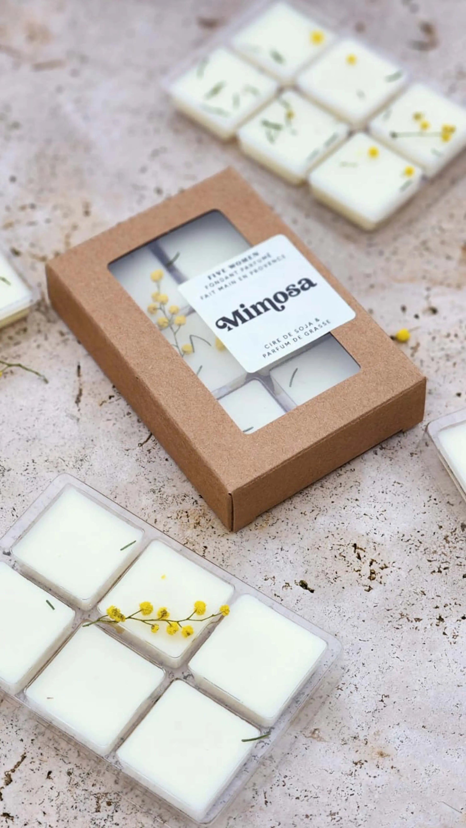 Fondants parfumés - senteur Mimosa 