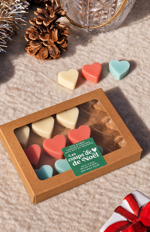 Assortiment de fondants parfumés Coups de cœur de Noël - Noix & Miel, Épices de Noël et Mon beau sapin 