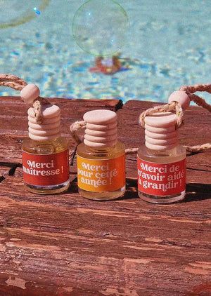 Diffuseur de parfum pour voiture - senteur Ambre "Merci maîtresse !" 