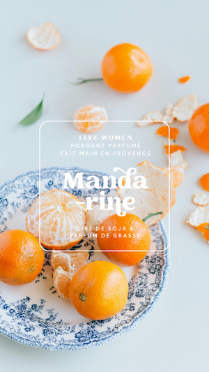 Fondants parfumés - senteur Mandarine 