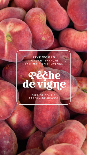 Fondants parfumés - senteur Pêche de vigne 