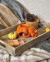 Brûle-parfum céramique Citrouille orange 
