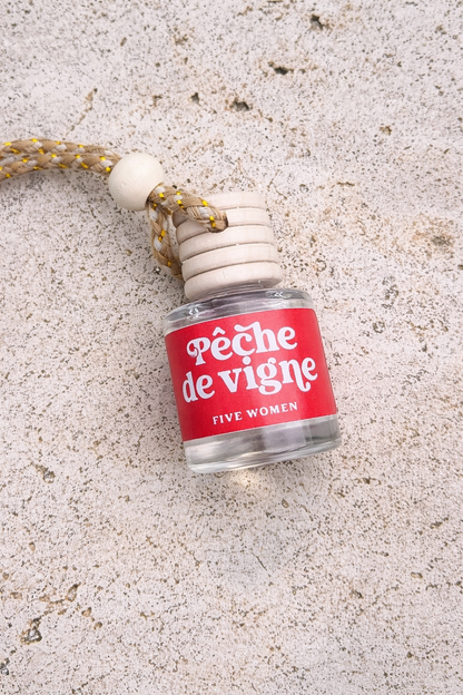 Diffuseur de parfum pour voiture Pêche de vigne Five Women