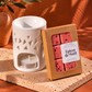 Pack découverte – Brûle-parfum Forêt + fondant au choix 