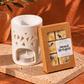Pack découverte – Brûle-parfum Forêt + fondant au choix 