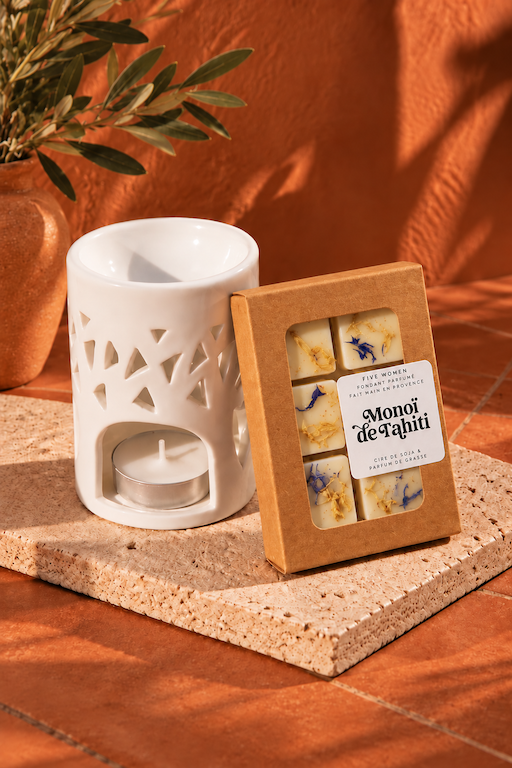 Pack découverte – Brûle-parfum Forêt + fondant au choix 