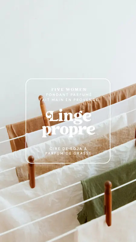 Suspension parfumée Linge propre accrochée dans une armoire