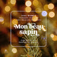 Illustration boisée de la senteur Mon beau sapin