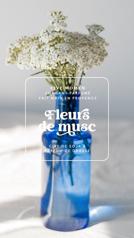 Illustration florale de la senteur Fleurs de musc