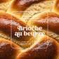 Illustration gourmande de la senteur Brioche au beurre