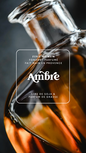 Illustration orientale de la senteur Ambre