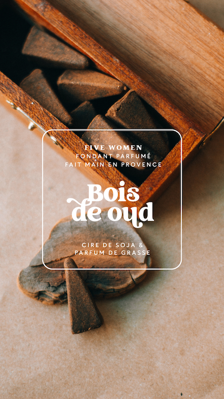 Illustration orientale de la senteur Bois de oud