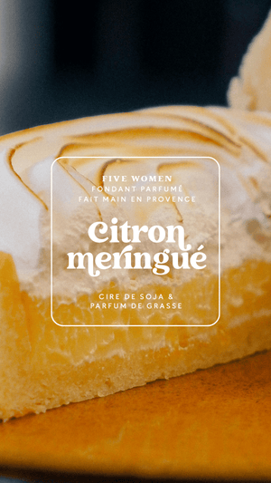 Senteur Citron meringué aux notes gourmandes et acidulées